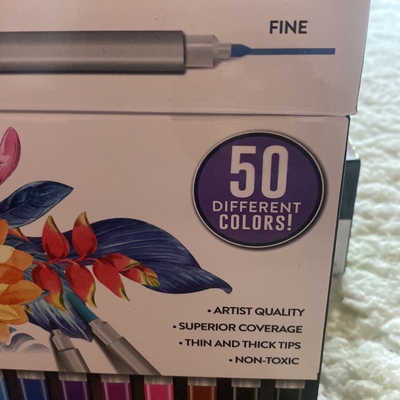 Artskills Dual Pro TipBrush Markers Set 50 Different Colors - Picture 3 of 6